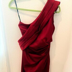 Lavish Alice Women's Burgundy and Red Going-out-dresses